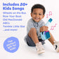 Move2Play, Karaoke Machine for Kids | Includes 20+ Kid Songs | 2 Microphones | Connect with Bluetooth | 3, 4, 5, 6, 7+ Year Old Gift | Toy for Girls