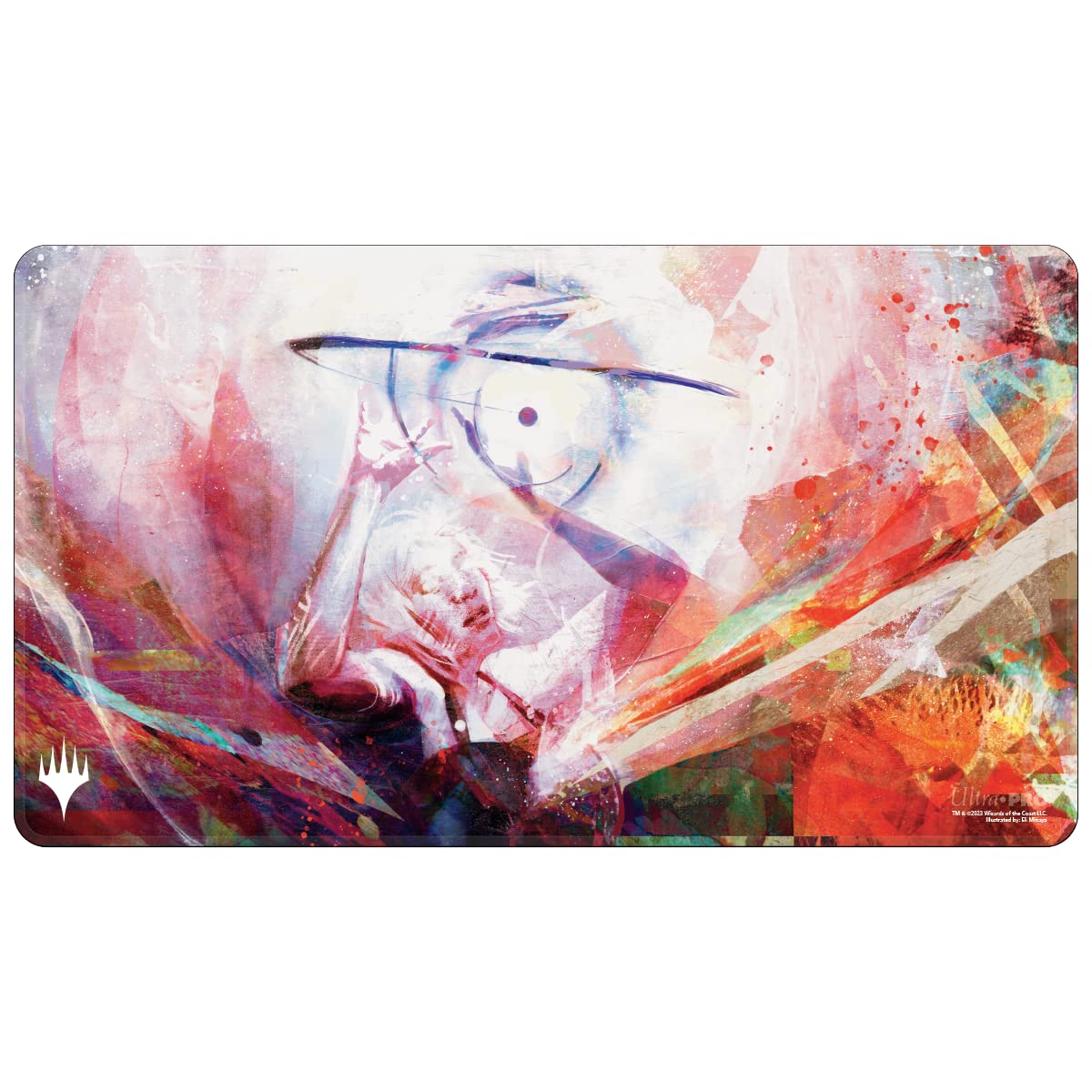 Ultra PRO - Holofolio Card Playmat for MTG: March of The Machines Aftermath ft. Spark Evanescence- Protect Cards During Gameplay from Scuffs