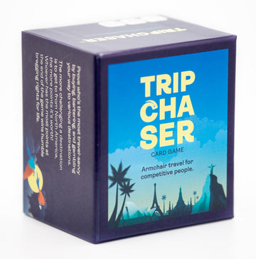 Trip Chaser Card Game - First Edition: A Game About Travel - Fun for Game Night - 2 to 6 Players - Ages 10 and Up