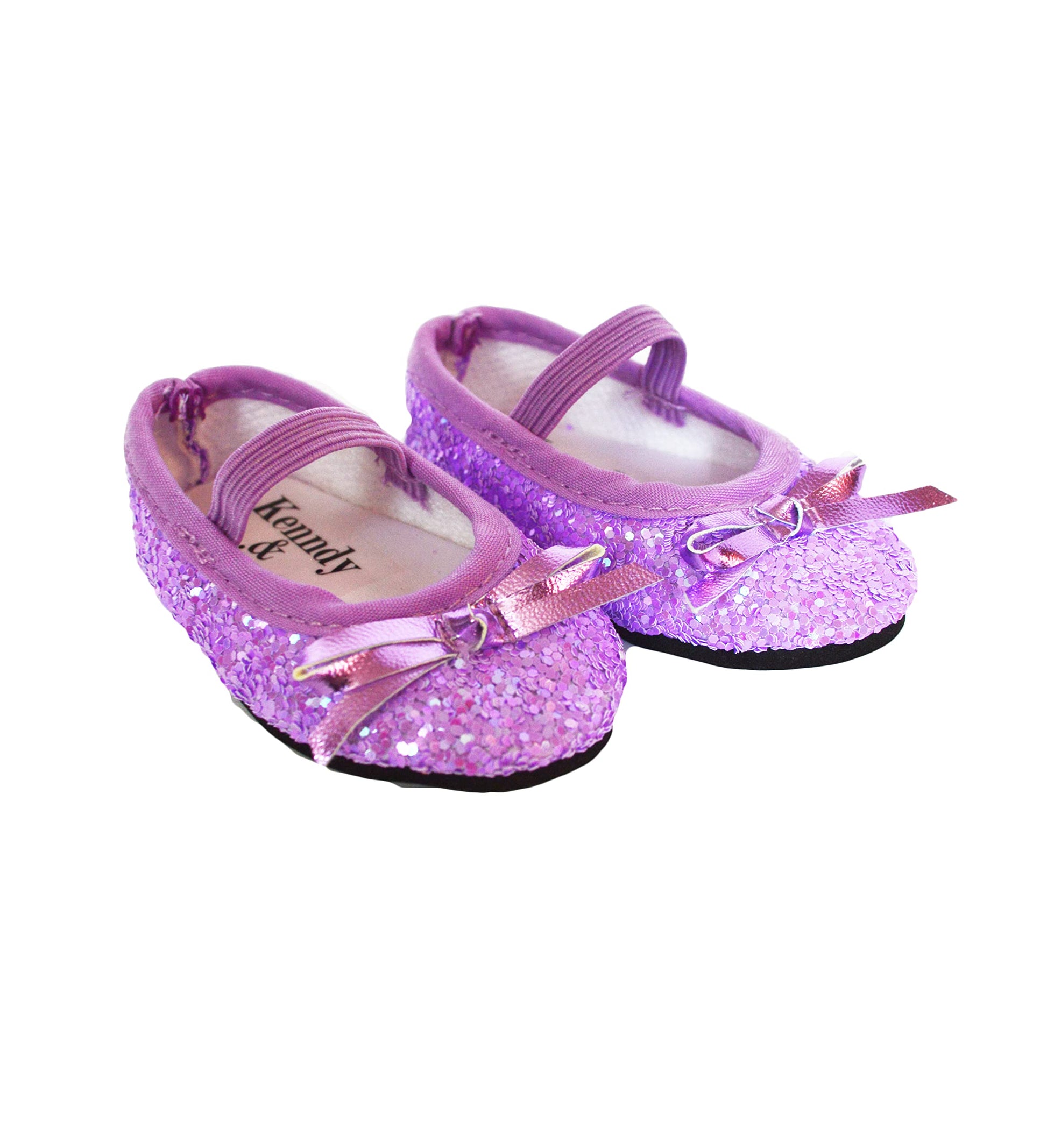 Lavender Ballet Flats Fits 18 Inch Girl Dolls- 18 Inch Doll Shoes