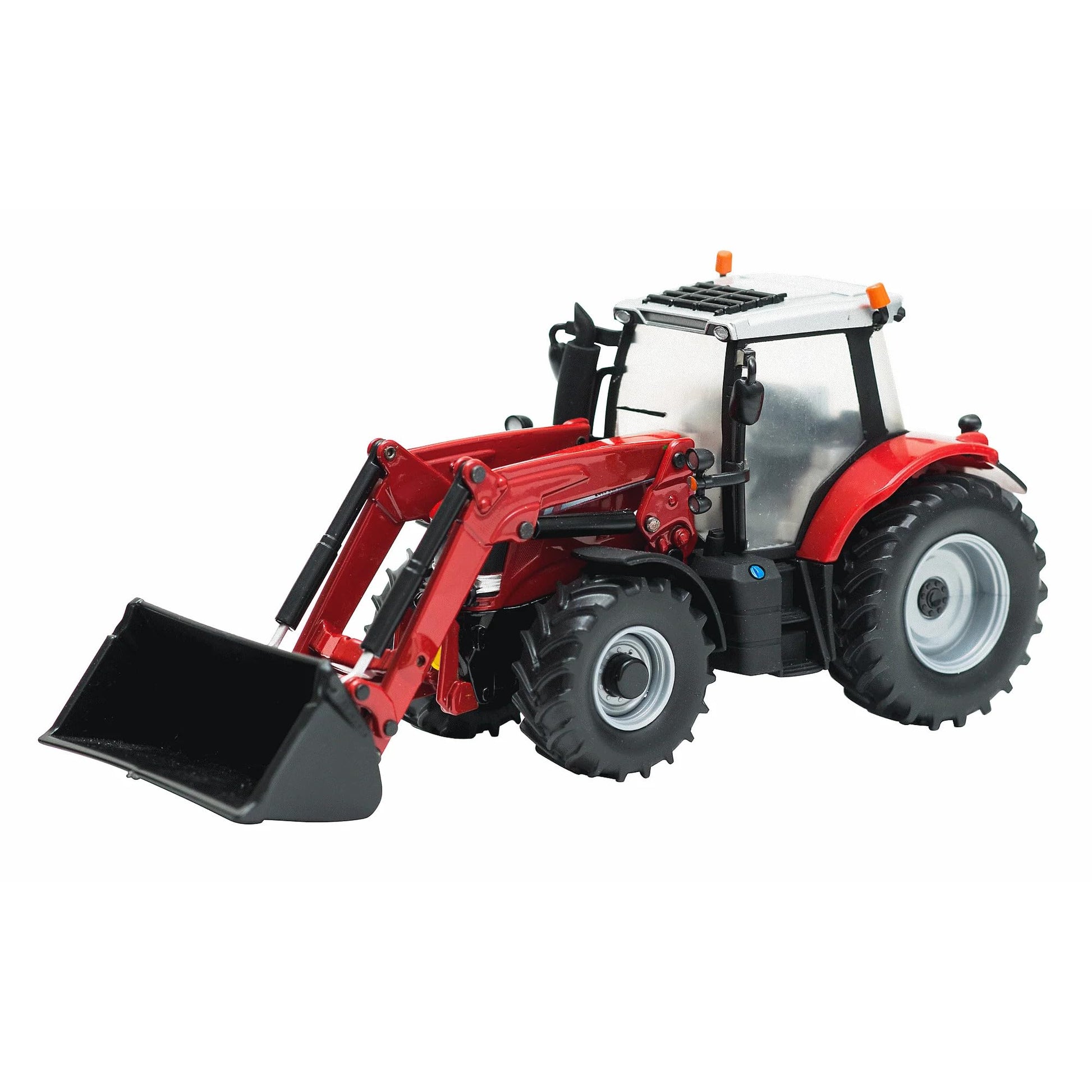 BRITAINS 1:32 Massey Ferguson 6616 Tractor with Front Loader Collectable Farm Vehicle Toy Suitable from 3 Years