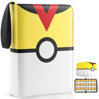 900 - Pockets Trading Card Binder with Removable 50 Sleeves, Card Collector Album with Zipper, Portable Card Holder Book Fits Sports Card, Game Card
