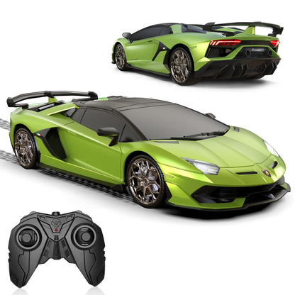 AEROQUEST 1:16 Lamborghini Remote Control Car ?Green?