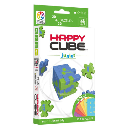 Happy HCJ300 Junior Cardboard Box 3D Puzzle, Pack of 6 Age 3+