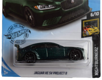 Hot Wheels Jaguar XE SV Project 8 (Dark Green) 2020 NightBurnerz