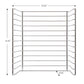 Melissa & Doug Multi-Fit Metal Wire Puzzle Rack 12 inches wide and 0.75 inches deep