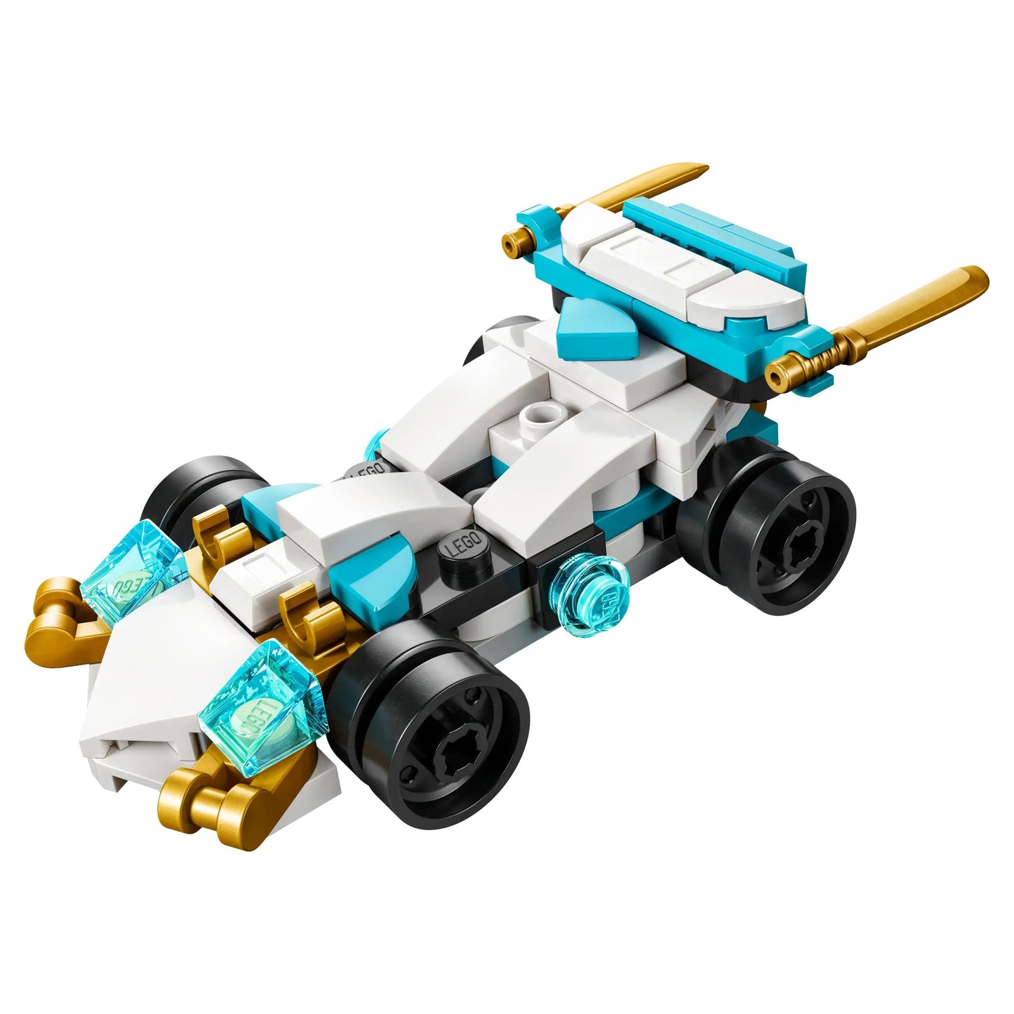 LEGO NINJAGO Zane’s Dragon Power Vehicles 30674 Polybag, 55 Pieces, 2-in-1 Building Set, Dragons Rising Collection, STEM Toy for Kids Ages 7+