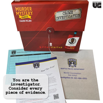 Murder Mystery Party, Case Files Fire in Adlerstein, for ages 14+