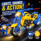 Take-Apart Motorcycle with Electric Drill, Lights, Sounds and 20+ Pieces