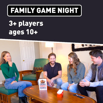 Chunky Monkey Business Party Game - Funny Word Guessing & Fast-Paced Family Game, Hilarious Riddle & Phrase Game for Kids, Teens & Adults, 3-6 Players