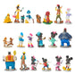 Disney Store Official Mickey Mouse & Friends Mega Figure Set - 20 Fully Sculpted Figurines - Includes Mickey, Minnie, Donald, Goofy, Pluto, & More