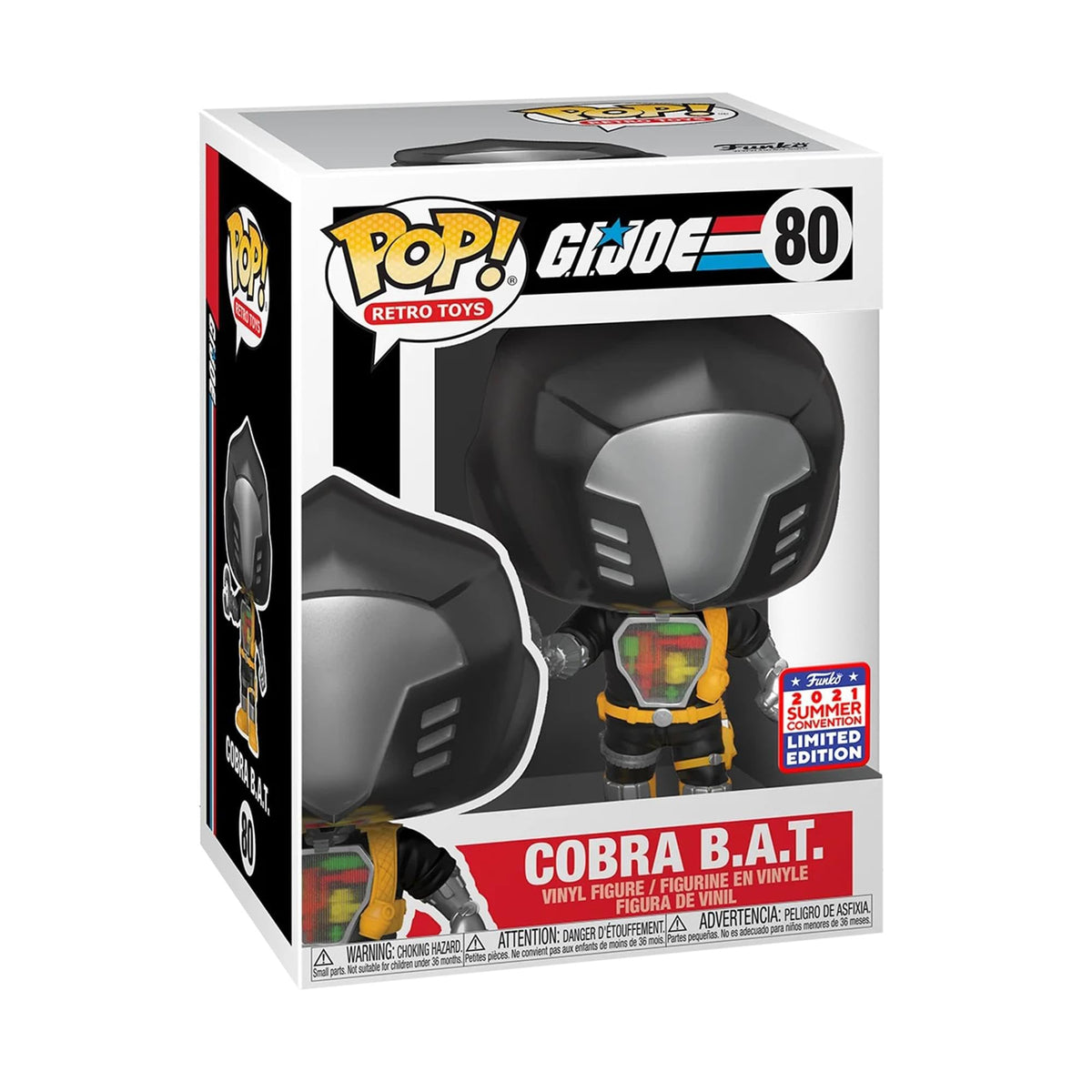 Funko GI Joe POP! Retro Toys Cobra B.A.T. Exclusive Vinyl Figure #80