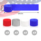 10 Rolls Patriotic Decorations Crepe Paper Streamers, 4th of July Streamers, 810-Feet Red White Blue Hanging Party Decoration, No Accidental Rips