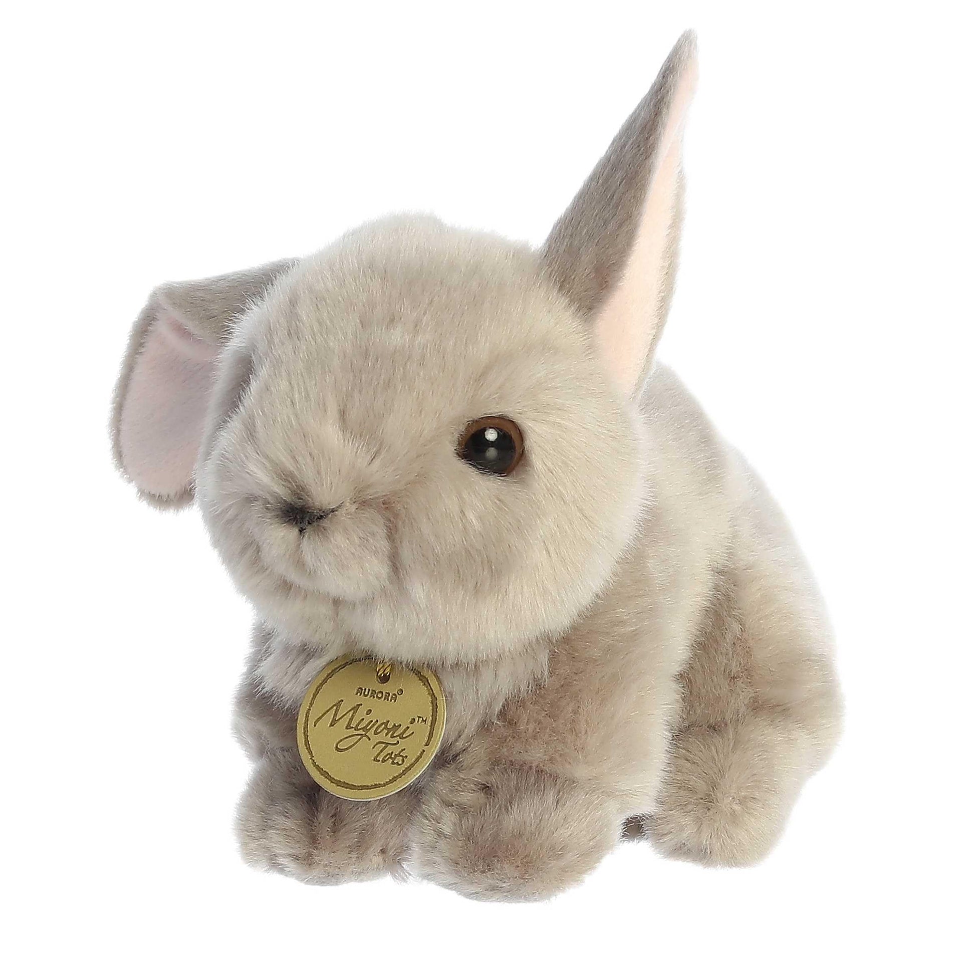 Aurora® Adorable Miyoni® Tots Playful Baby Bunny Stuffed Animal - Lifelike Details Make a Cherished Companion - Perfect for Decorating Bedrooms or