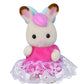 Calico Critters - Baby Fun Hair Series Blind Bag - Mystery Collectible Figure for Kids, Surprise Mini Animal Toy - Contains One Figure per Bag, Ages