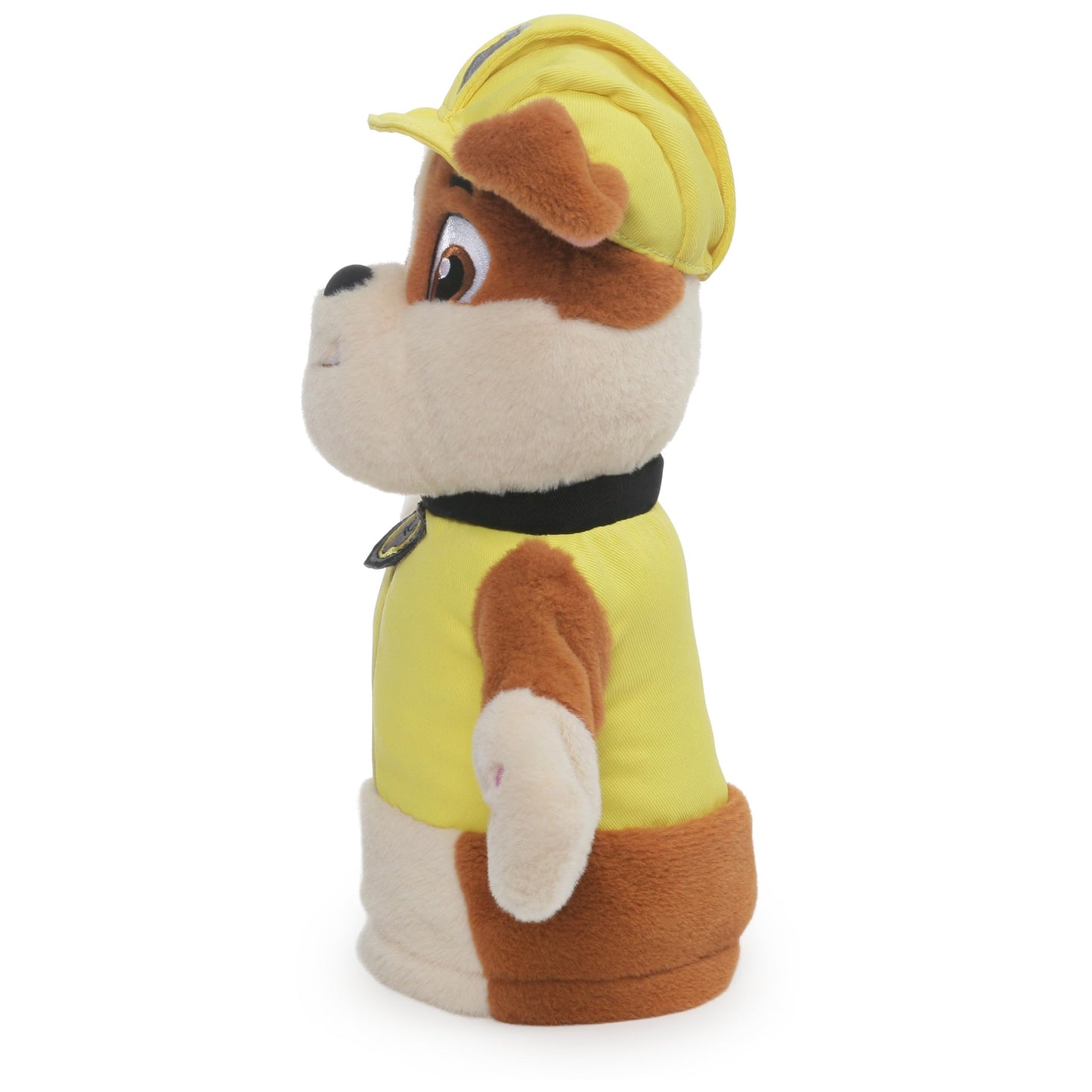 GUND Paw Patrol Rubble Hand Puppet Plush Stuffed Animal Dog, Yellow, 11"