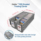 BCW 2-Row Graded Card Storage Box - Gray | Stackable PSA Slab Case with Lid & Handle | Compatible with PSA, BGS, SGC, CSG, HGA | Includes Card Bin