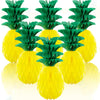 6 Pack 14 Inch Pineapple Honeycomb Decorations, Standing Tissue Paper Centerpieces, 3D Tropical Fruit Ornaments for Hawaiian Luau, Summer Pool, Beach