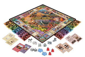 MasterPieces Opoly Board Games - Grand Canyon National Park Opoly - Officially Licensed Board Games for Adults, Kids, & Family