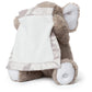 GUND Peek-a-Boo Furry Friends Animated Peek-a-Boo Elephant Plush, Gray, 10"