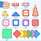 Soyee 102PCS Magnetic Tiles Building Blocks Stem Toys for 3+ Year Old Boys Girls Montessori Toys Toddler Kids Gifts Parents Approved Sensory Toys