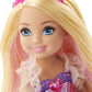 Barbie Dreamtopia Set with Chelsea Princess Doll in Heart Dress, 2 Baby Unicorns and Accessories, for 3 to 7 Year Olds