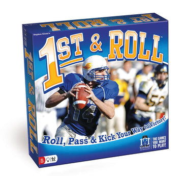 R&R Games 1st & Roll, Football Board Game for Adults and Kids, 2-4 Players, Ages 14+, Ideal for Family Night