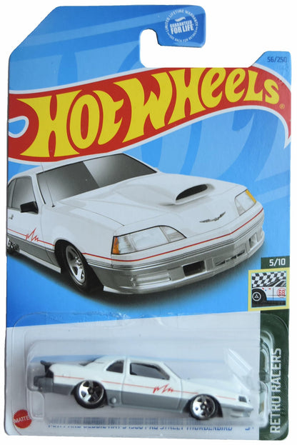 Hot Wheels Matt and Debbie Hay's 1988 Pro Street Thunderbird, Retro Racers 5/10 [White] 56/250