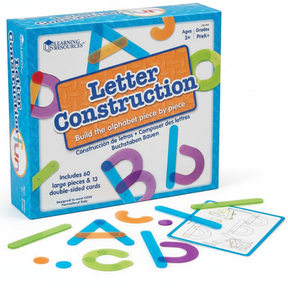 Fun Express Letter Construction Activity Set - 60 Pieces - Educational and Learning Activities for Kids