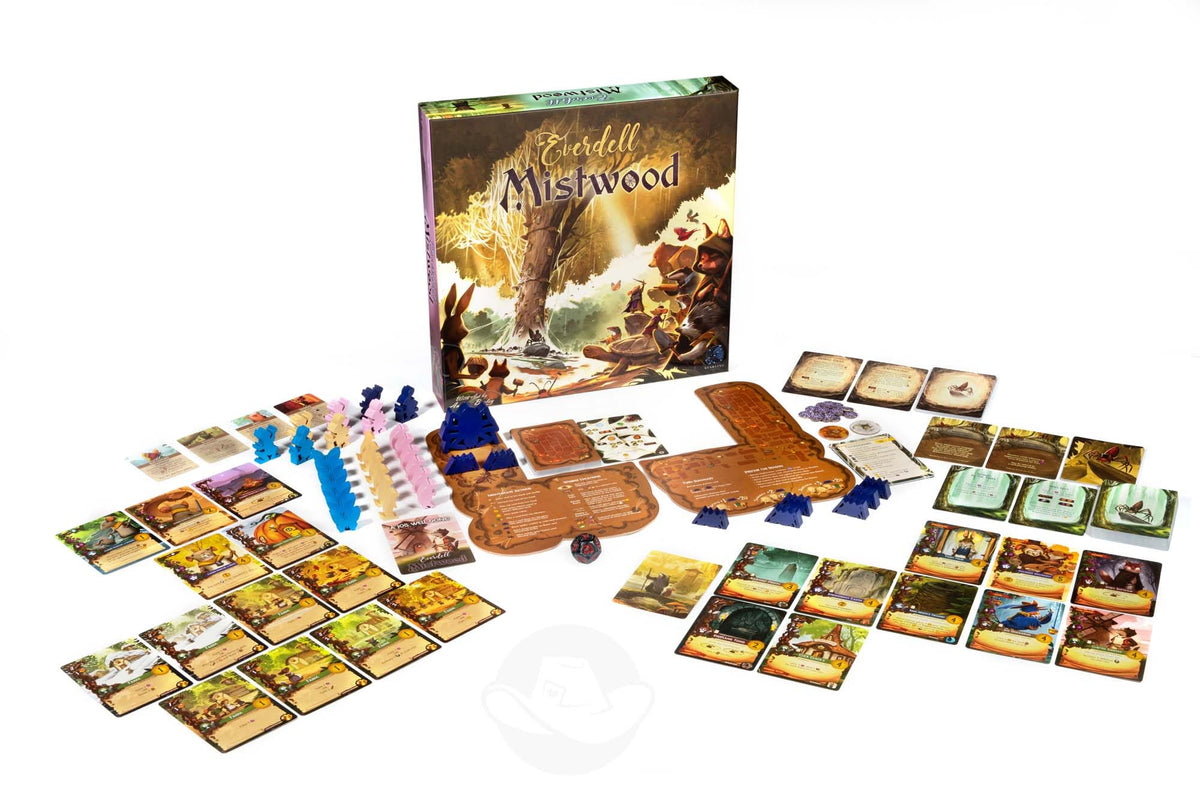 Everdell Mistwood Expansion Board Game - Solo & 2-Player Mode