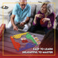 Nerkin Games Rolling Jokers 8-Player Edition Pegs and Jokers Board Game - Wooden Set for 2-8 Players - Adult Tabletop