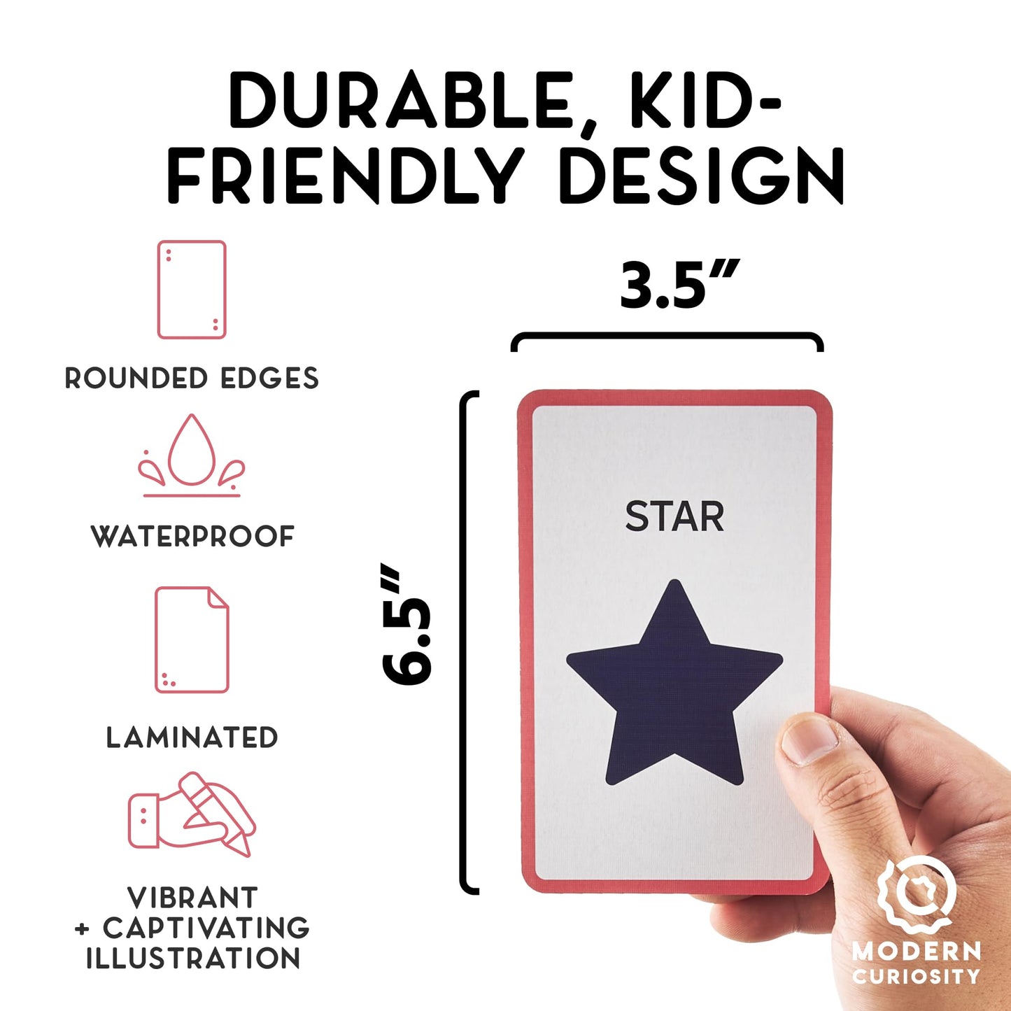 ASL Flash Cards - American Sign Language Flashcards for Beginners, Kids, Babies, and Toddlers - Learn How to Sign - Early Learning Study Materials