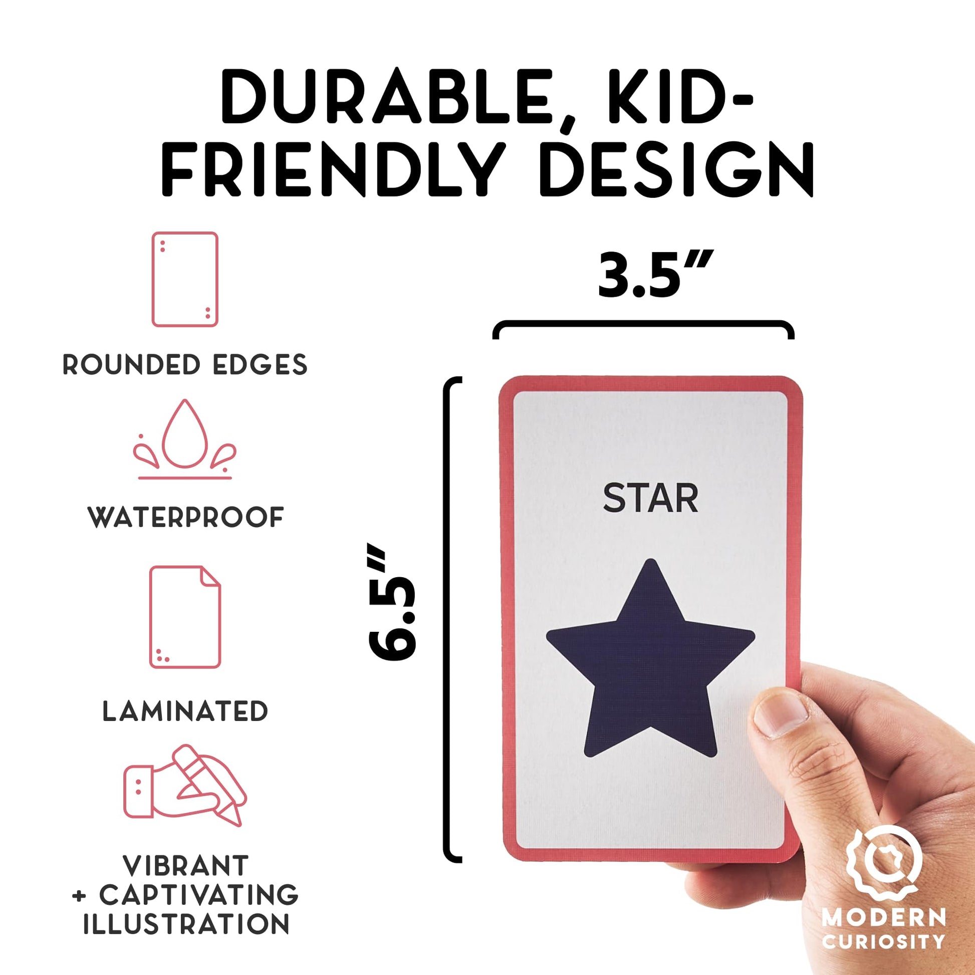 ASL Flash Cards - American Sign Language Flashcards for Beginners, Kids, Babies, and Toddlers - Learn How to Sign - Early Learning Study Materials