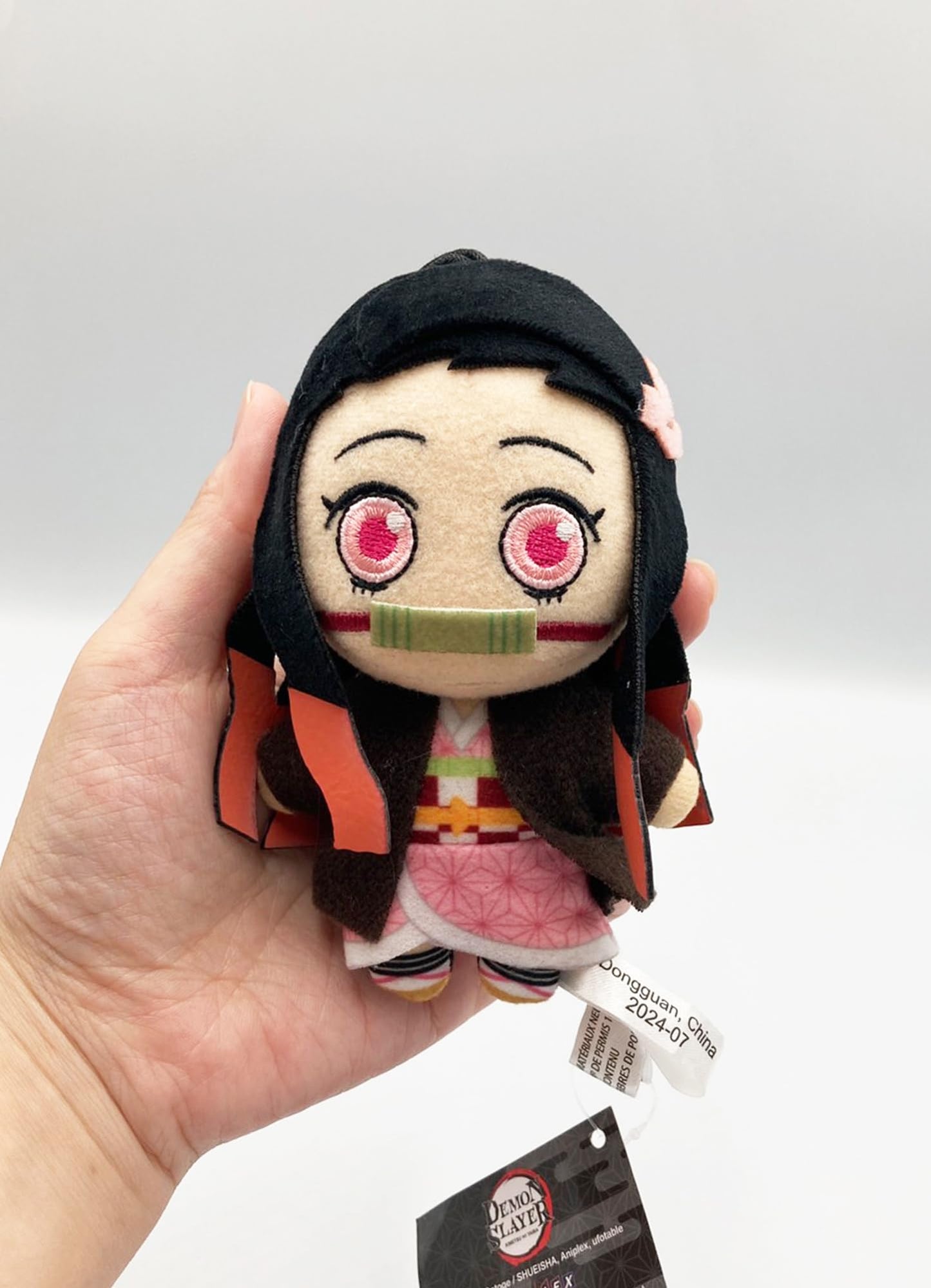 Great Eastern Entertainment Demon Slayer - Nezuko Kamado Mini Plush w/Spring Hook 4.5" H