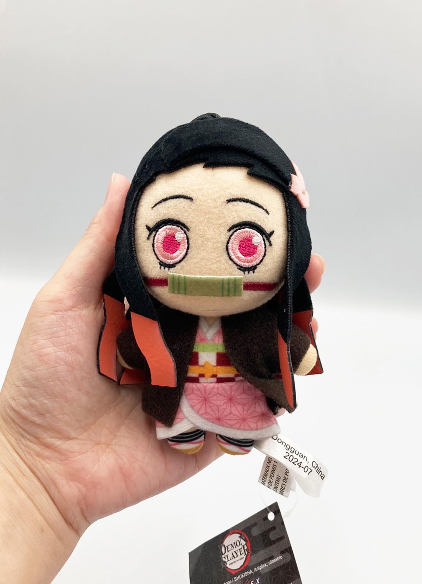 Great Eastern Entertainment Demon Slayer - Nezuko Kamado Mini Plush w/Spring Hook 4.5" H
