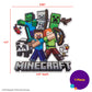 Minecraft Cake Topper, Birthday Cake Decoration Featuring Steve, Alex, Creeper, & More! Food Safe, Ready To Use - 1 Piece