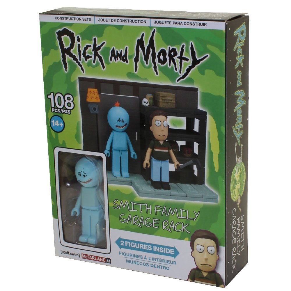 McFarlane Toys Rick & Morty Smith Garage Rack Small Construction Interlocking Building Set