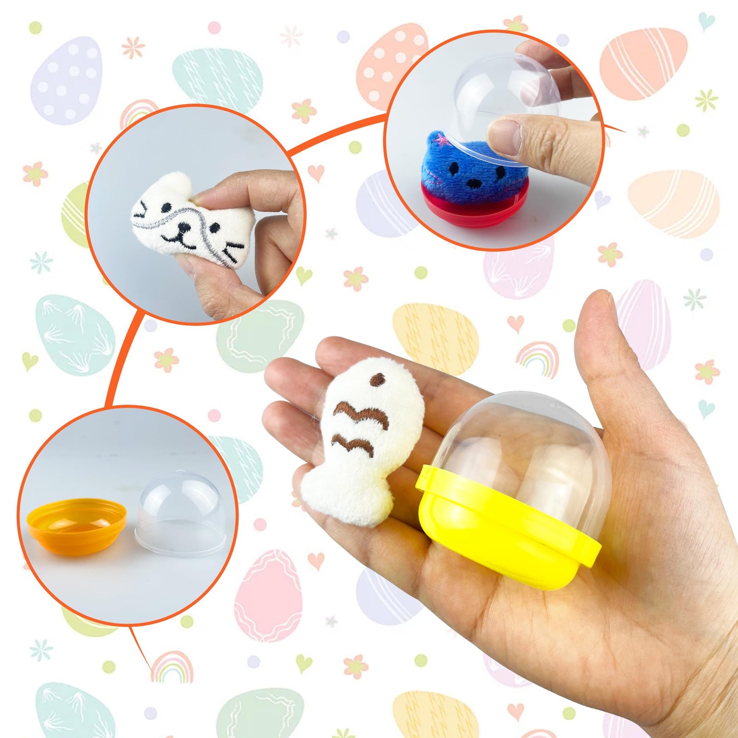 PPXMEEUDC 30 PCS Mini Stuffed Animal Plush Toys 30 Styles in Capsules Party Favors Goodie Bag Stuffers Classroom Prizes Claw Machine Toys