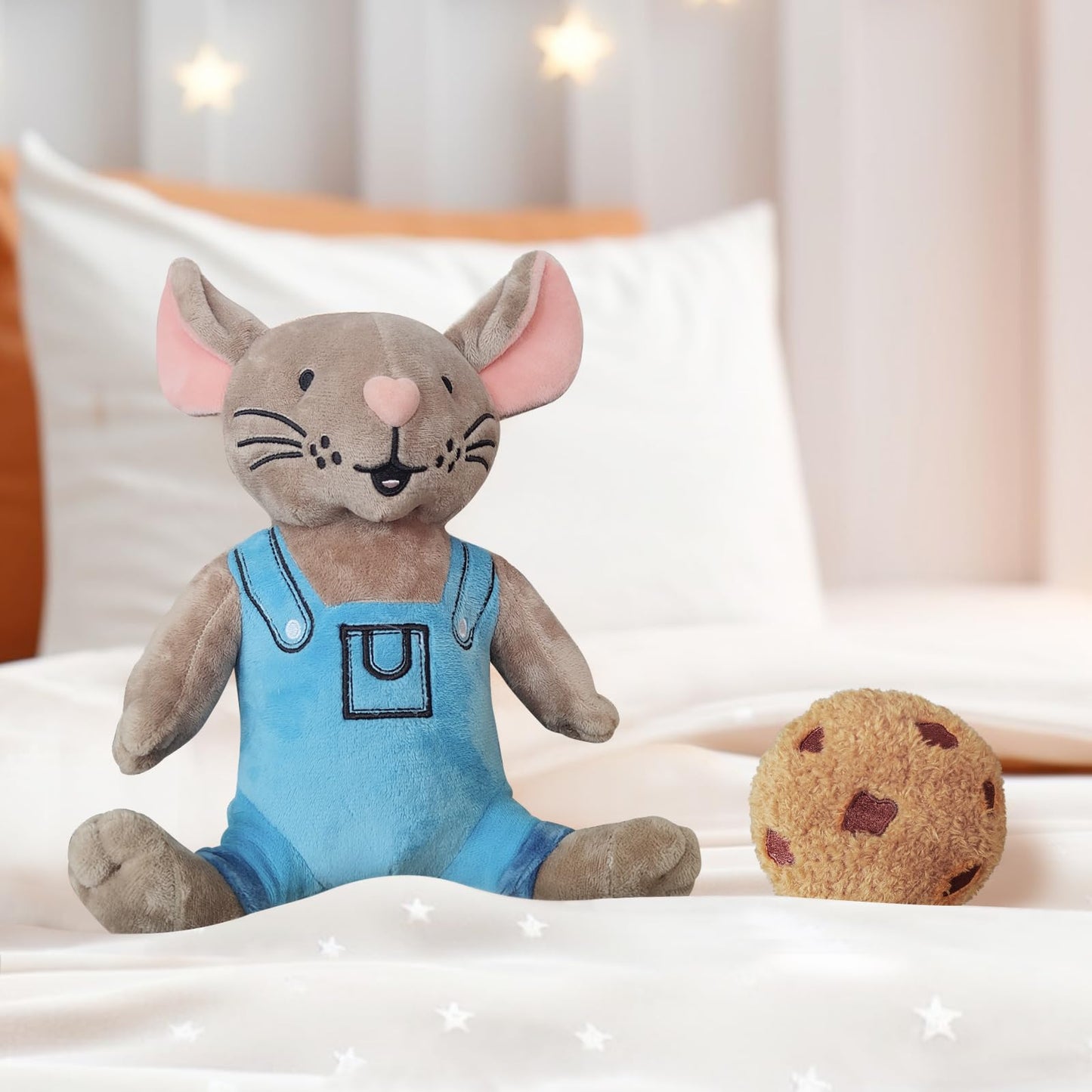 XIUMON If You Give Mouse a Cookie Plush, 4" Cookie and Mouse Plush 2PCS, Book Buddies Stuffed Animal are The for Children and Teachers