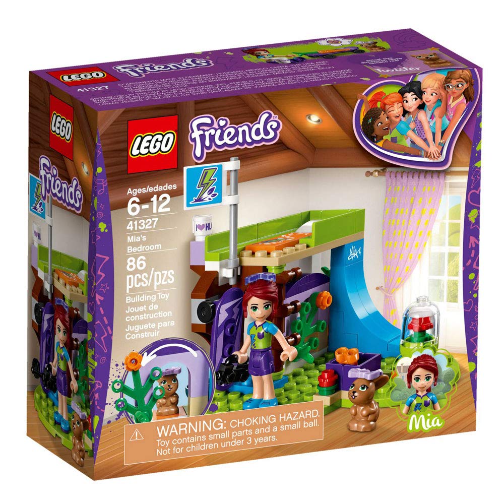 LEGO Friends Mia’s Bedroom 41327 Building Set (86 Piece)