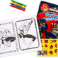 Marvel Spiderman Ultimate Coloring Book Set - 3 Spiderman Activity Books with Spider-Man Tattoos and Stickers