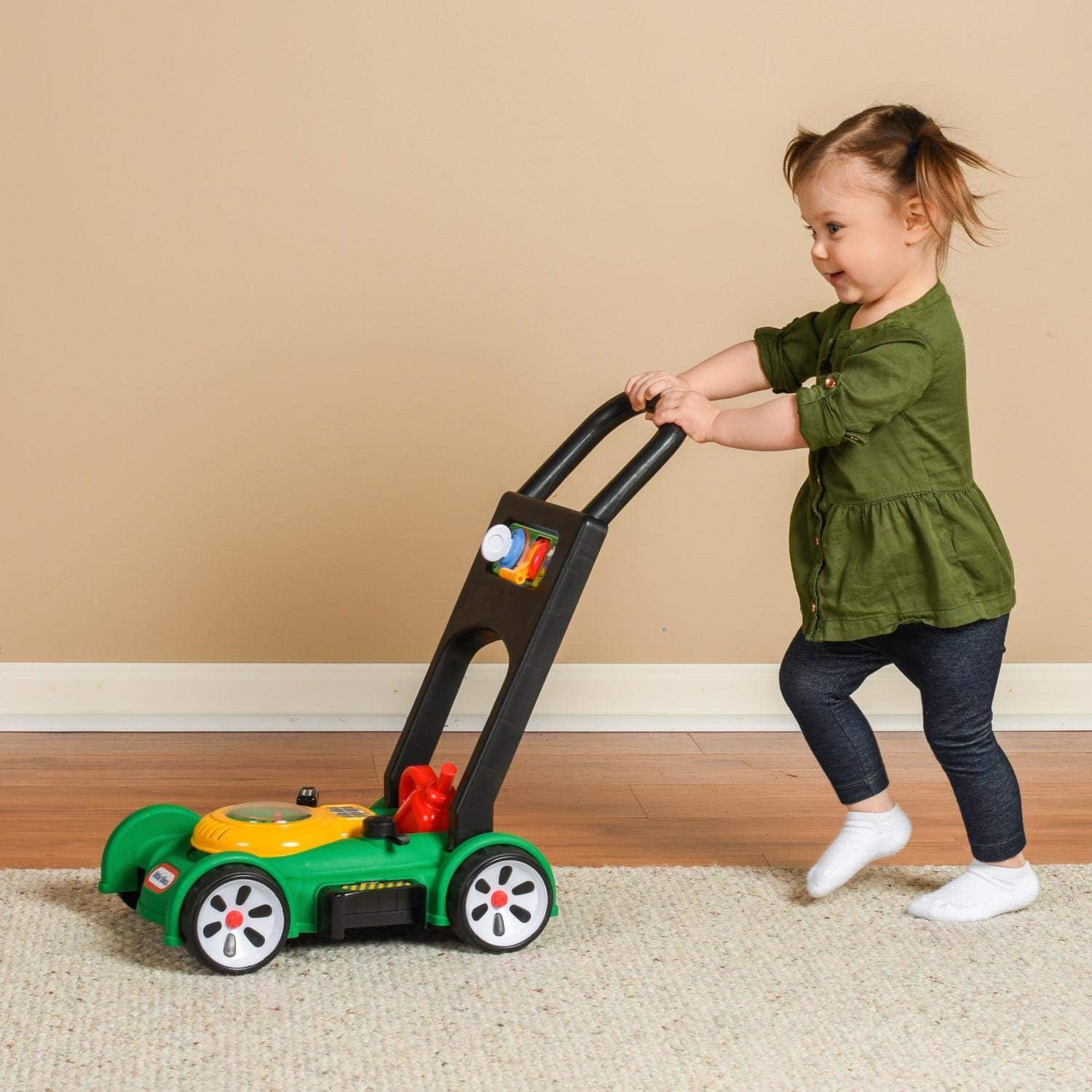 Little Tikes Gas 'n Go Mower Kids Toys for Toddlers Boys Girls Age 18 Months and Older, Indoor Outdoor Push Gardening Summer Toy Gifts for Birthday