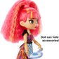 Mattel Cave Club Blazin' BBQ Adventure Playset with Emberly Doll (8 - 10-inch, Pink Hair), Dinosaur Pet and Storytelling Accessories with Cooking
