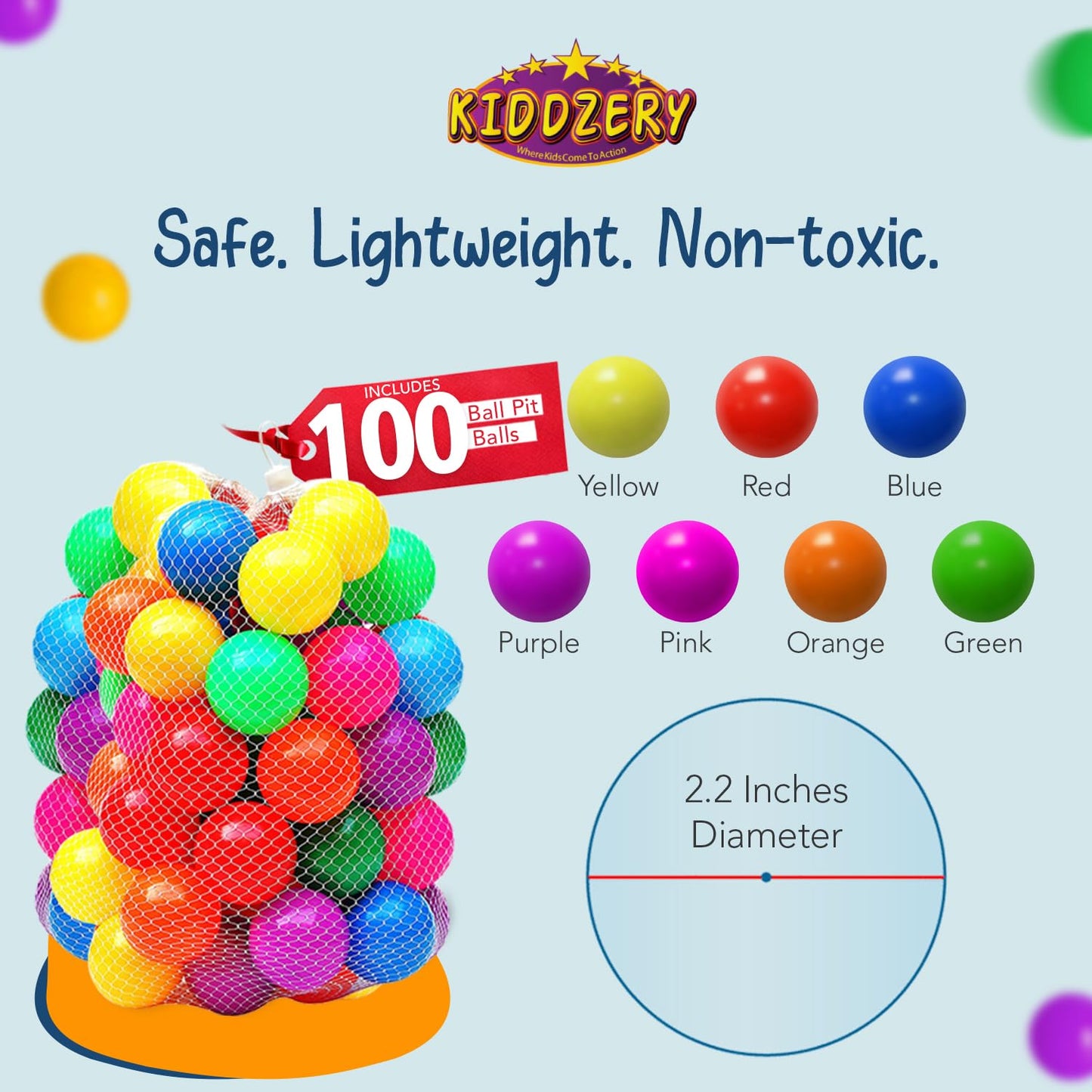 Kids Play Tent with 100 Balls - 39?x39? Pop-Up Ball Pit Playhouse - Indoor/Outdoor Toy with Mesh Windows & Carry Bag