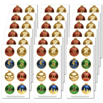 Paper House Productions Harry Potter Christmas Houses Sticker Sheets Multipack (Pack of 18 Sheets)