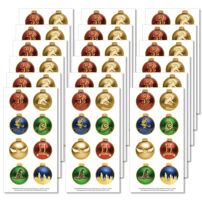 Paper House Productions Harry Potter Christmas Houses Sticker Sheets Multipack (Pack of 18 Sheets)