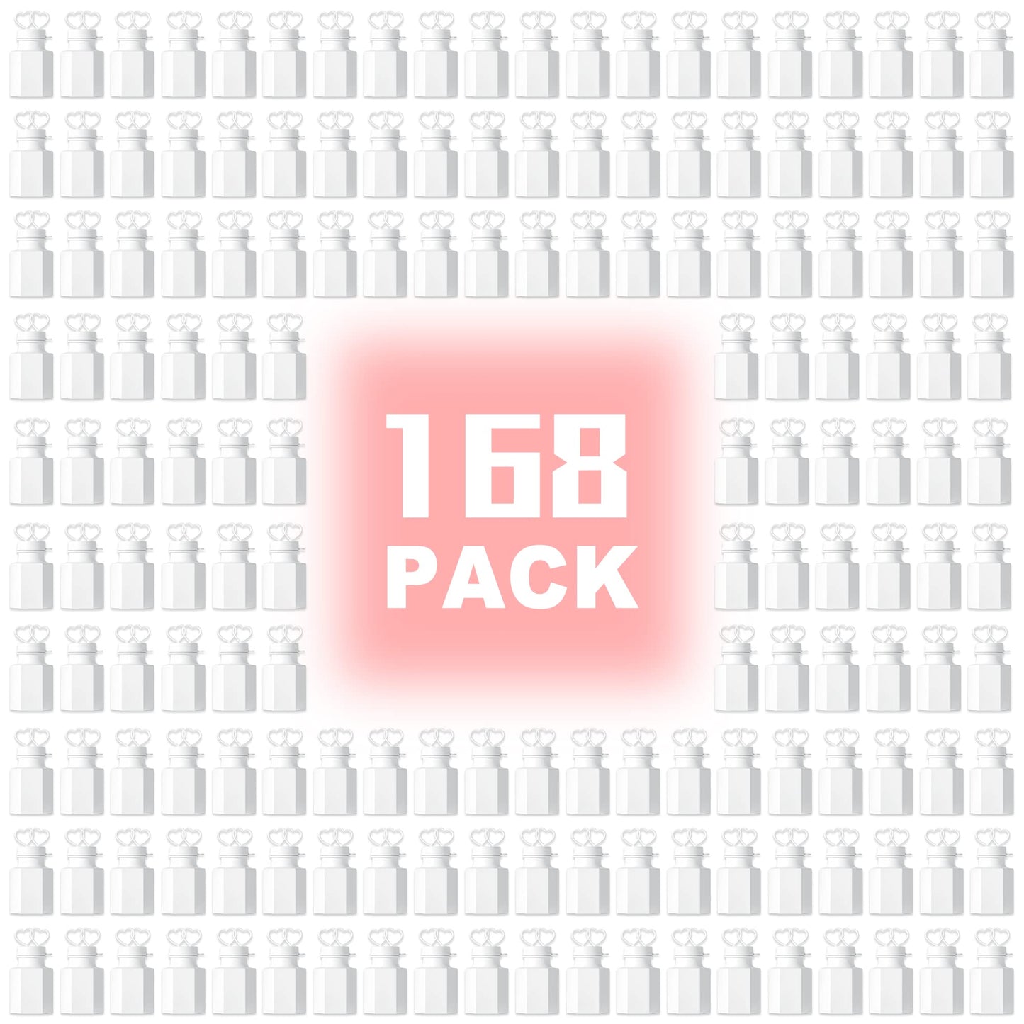 INSCRAFT 168 Pack Wedding Bubble,Bulk Party Favor for Wedding, Anniversary, Engagement, Bridal, Celebration, Valentine’s Day, Family Reunion, Gift