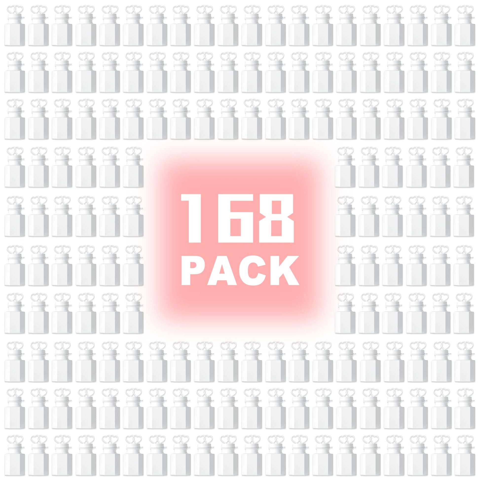 INSCRAFT 168 Pack Wedding Bubble,Bulk Party Favor for Wedding, Anniversary, Engagement, Bridal, Celebration, Valentine’s Day, Family Reunion, Gift