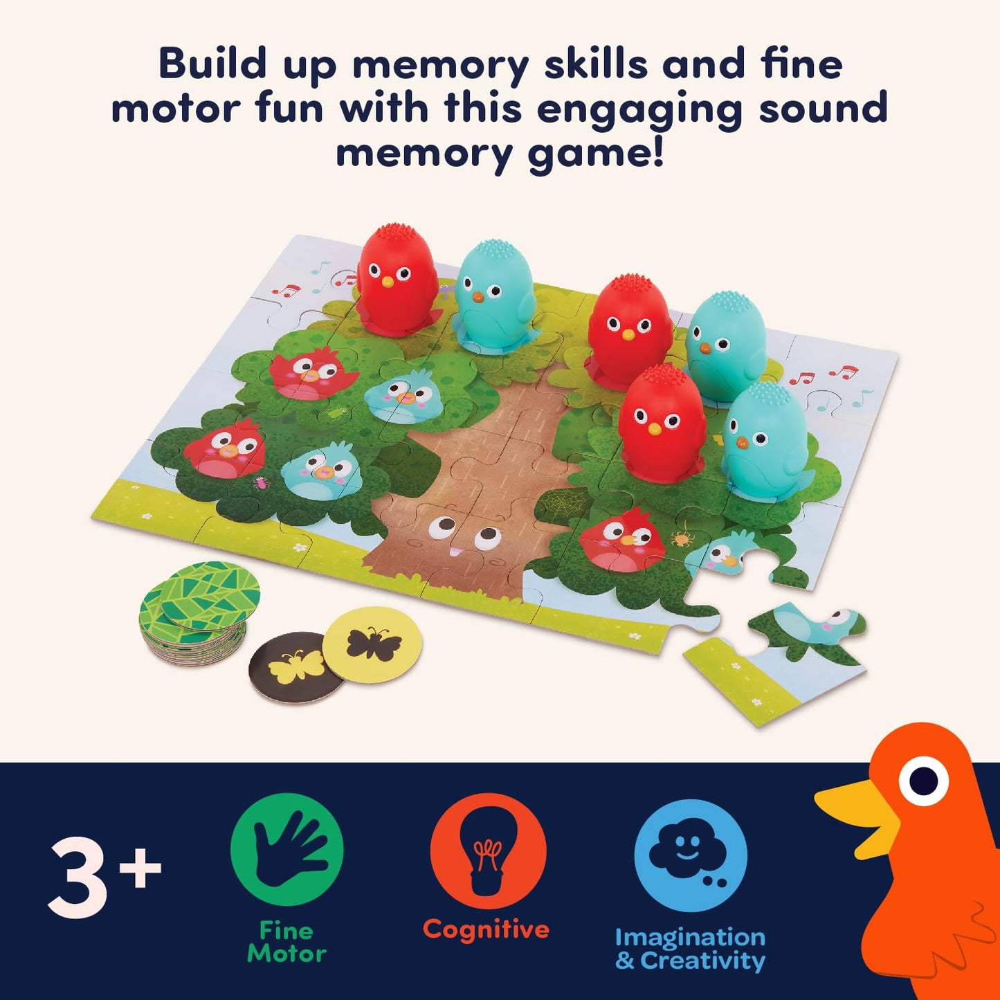 Battat Education - Montessori Memory Game Sound Shakers Toy for Toddlers - Educational Matching Game with Colorful Egg Shakers