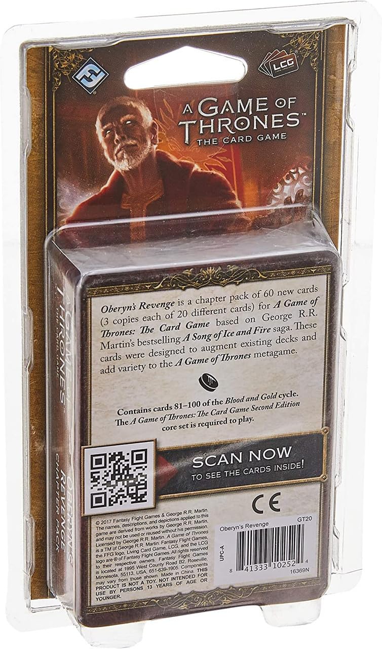 Fantasy Flight Games A Game of Thrones LCG Second Edition: Oberyn's Revenge